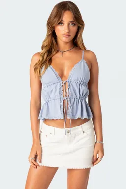 Musculosa candace nudo frontal de Edikted en Tops para argentina