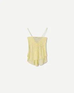 Top tirantes con encaje de Bershka en Tops para argentina