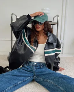 Campera bomber cuero sintético de Princess Polly en Chaquetas para argentina
