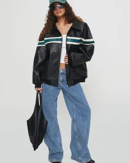 Campera bomber cuero sintético de Princess Polly en Chaquetas para argentina