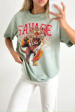 Remera oversize gastada savage de Benka en Remeras para argentina