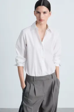 Camisa algodón lyocell de Mango en Camisas para argentina