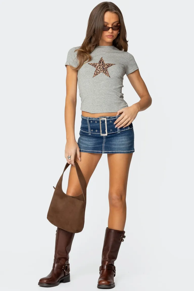 Mini falda pantalón payson cinturón de Edikted en Shorts para argentina
