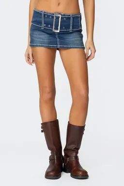 Mini falda pantalón payson cinturón de Edikted en Shorts para argentina