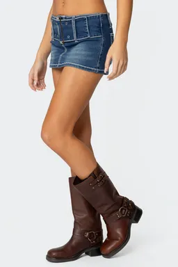 Mini falda pantalón payson cinturón de Edikted en Shorts para argentina