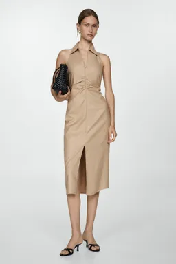 Vestido cuello polo abertura de Mango en Vestidos para argentina