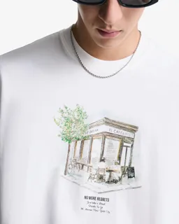 Remera manga corta estampada de Bershka en Remeras y Polos para argentina