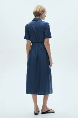 Vestido camisero satinado de Mango en Vestidos para argentina