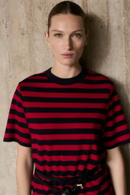 Camiseta manga corta rayas de Mango en Remeras para argentina