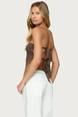 Top strapless malla traslúcida de Edikted en Tops para argentina