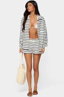 Camisa rayas oversized collins de Edikted en Camisas para argentina