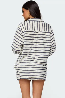 Camisa rayas oversized collins de Edikted en Camisas para argentina