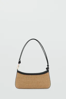 Bolso hombro fibra natural de Mango en Bolsos y Carteras para argentina