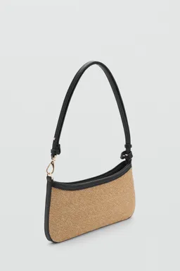 Bolso hombro fibra natural de Mango en Bolsos y Carteras para argentina