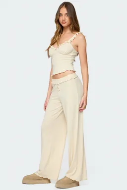 Pantalón posy con volantes de Edikted en Pijamas y Sleepwear para argentina