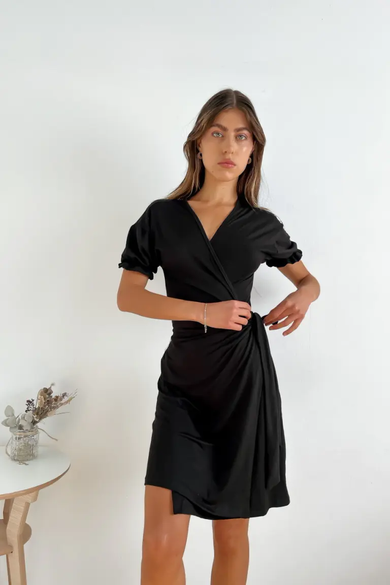 Vestido Cruzado con Lazo de Benka en Vestidos para argentina