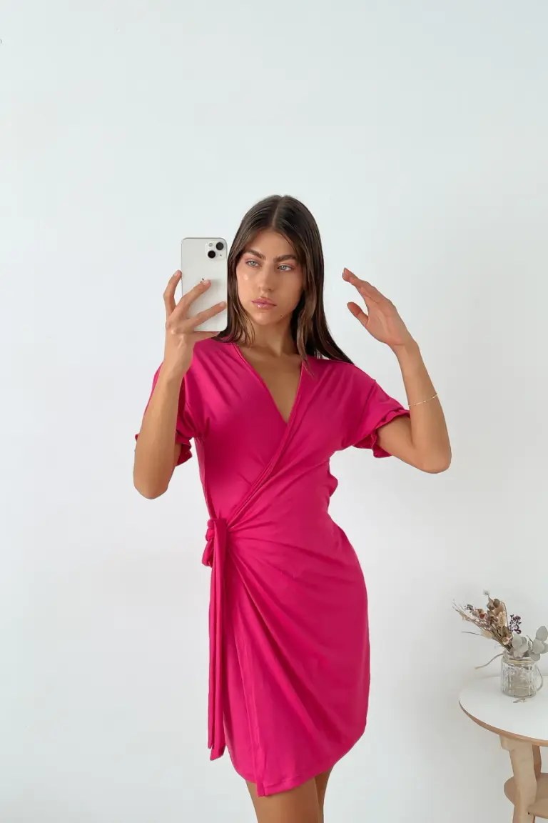 Vestido Cruzado con Lazo de Benka en Vestidos para argentina