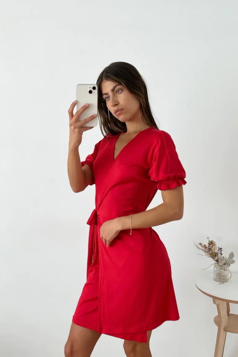 Vestido Cruzado con Lazo de Benka en Vestidos para argentina