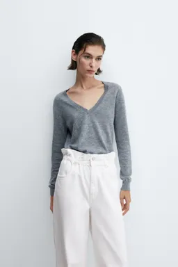 Jeans slouchy cintura elástica de Mango en Pantalones para argentina