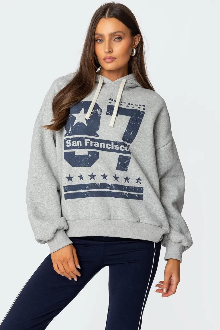 Buzo con capucha san francisco de Edikted en Buzos y Sweaters para argentina