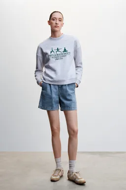 Shorts slouchy con pinzas de Mango en Shorts para argentina