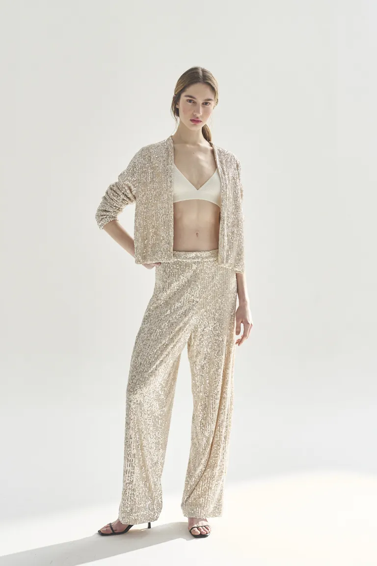 Pantalones de corte recto y diseño elegante para mujer de Akiabara en Pantalones para argentina