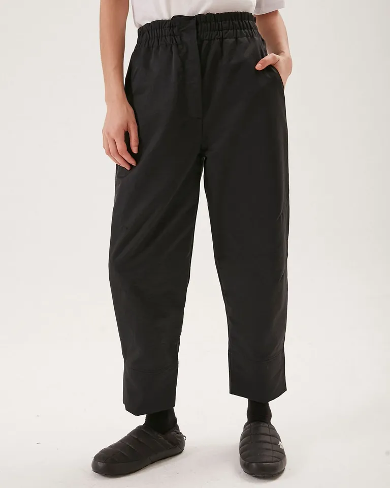 Pantalón de corte bombé con cintura elástica alta y bolsillos laterales de Furzai en Pantalones para argentina