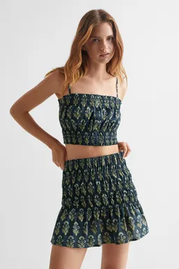 Top algodón fruncido de Mango Teen en Tops para argentina