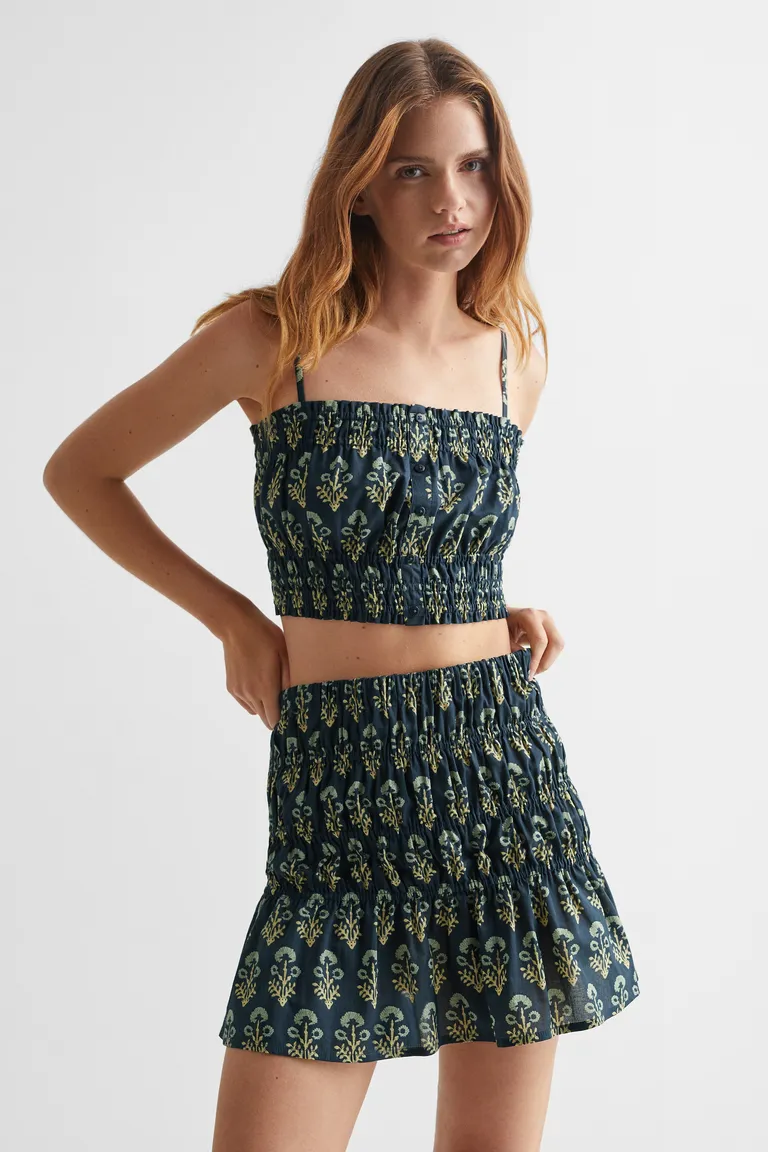 Top algodón fruncido de Mango Teen en Tops para argentina