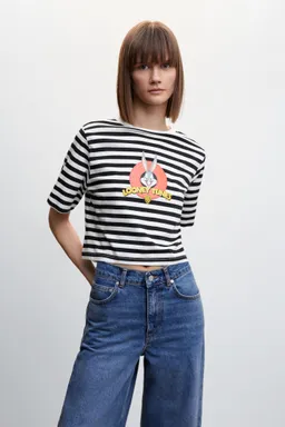 Camiseta rayada bugs bunny de Mango en Remeras para argentina