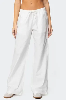 Pantalón lino alexa de Edikted en Pantalones para argentina