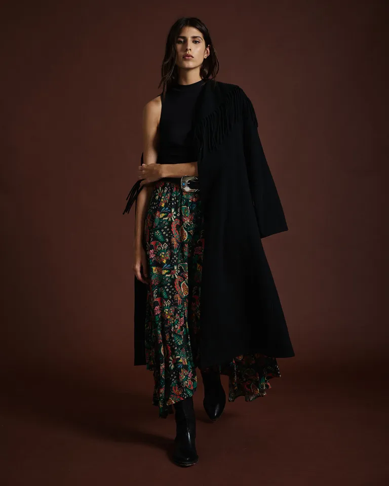 Musculosa de morley sin mangas con cuello alto estilo polera de Wanama en Tops para argentina