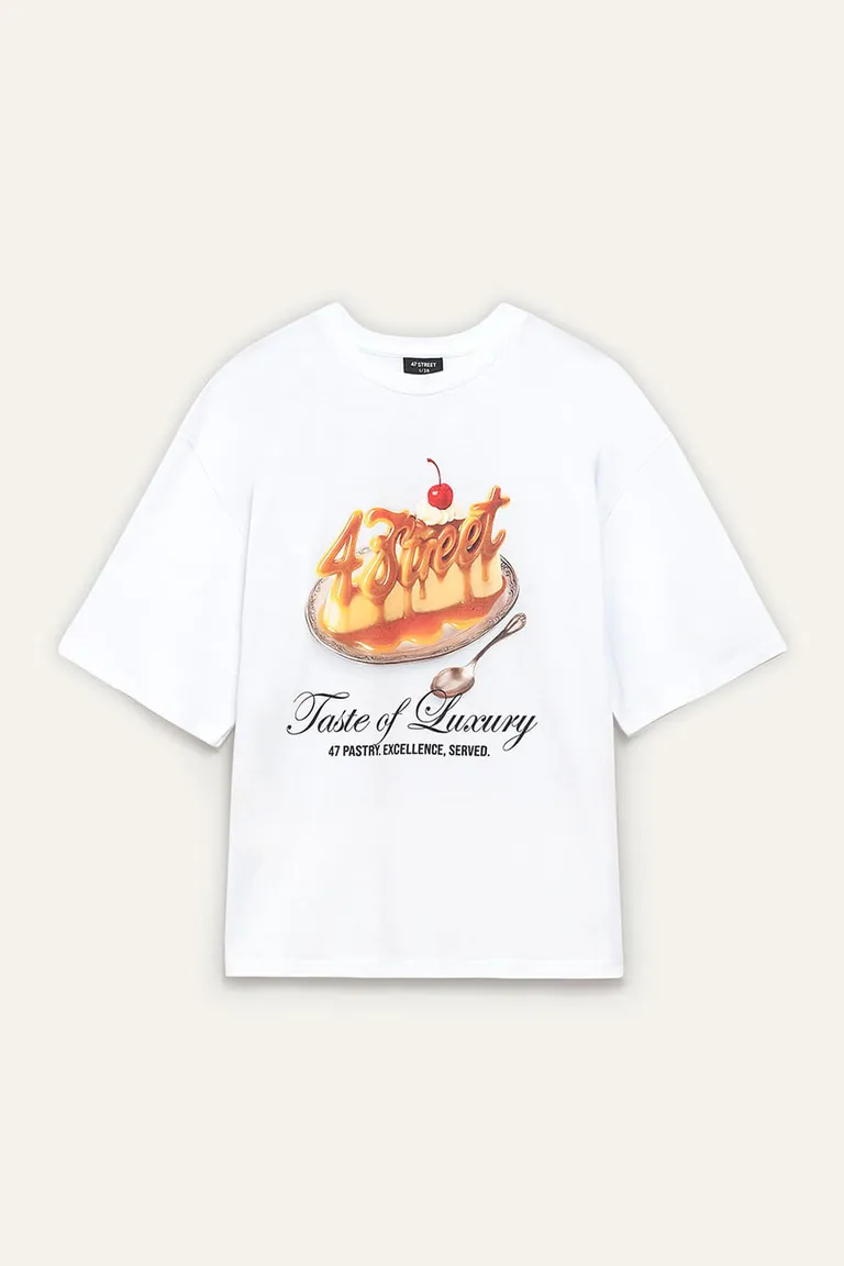 Remera de algodón con diseño gráfico vintage de 47 Street en Remeras para argentina