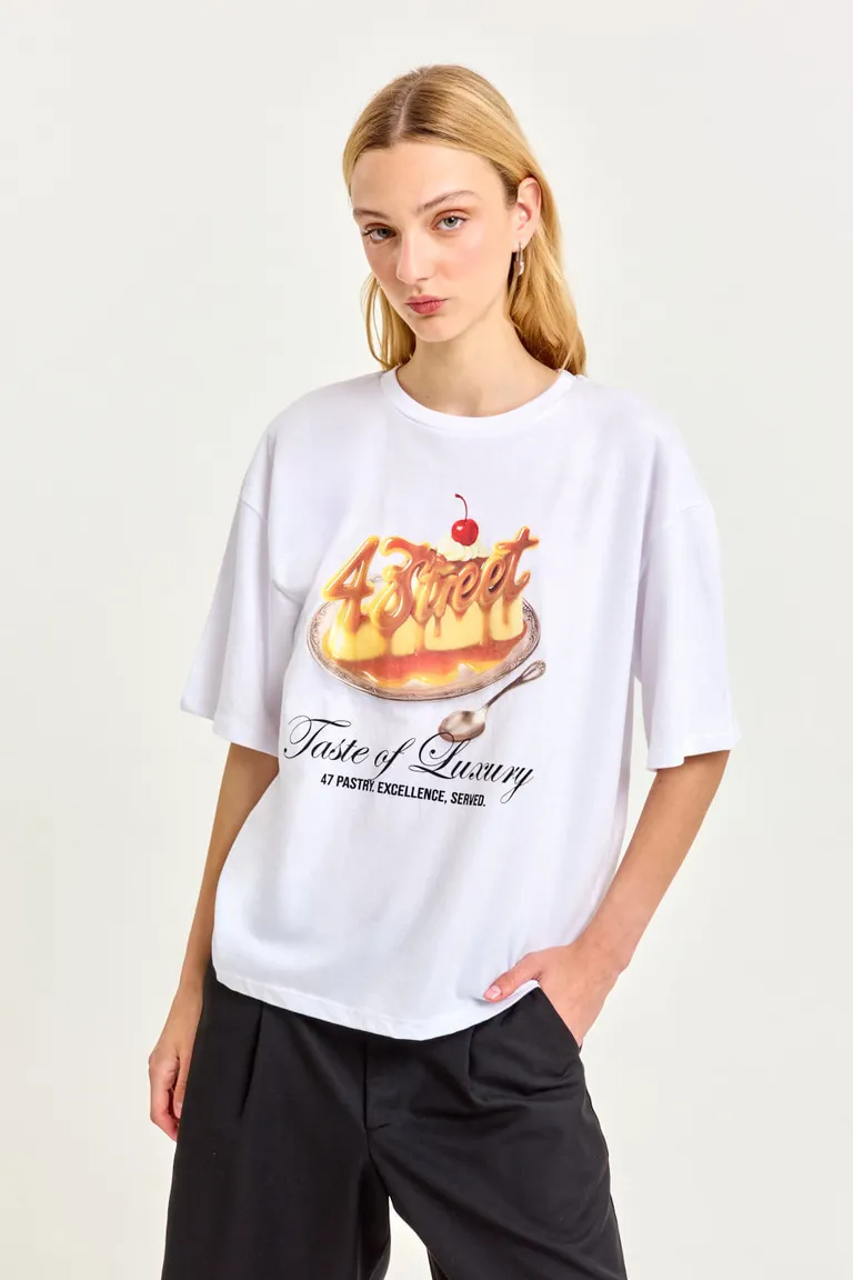 Remera de algodón con diseño gráfico vintage de 47 Street en Remeras para argentina