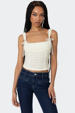 Top corset texturizado de Edikted en Tops para argentina