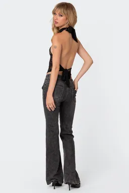 Top encaje transparente alena de Edikted en Tops para argentina