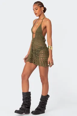 Mini vestido crochet austin de Edikted en Vestidos para argentina