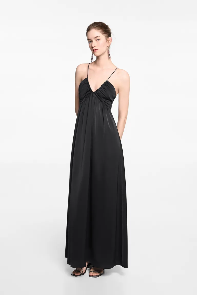 Vestido largo plisado de Mango Teen en Vestidos para argentina