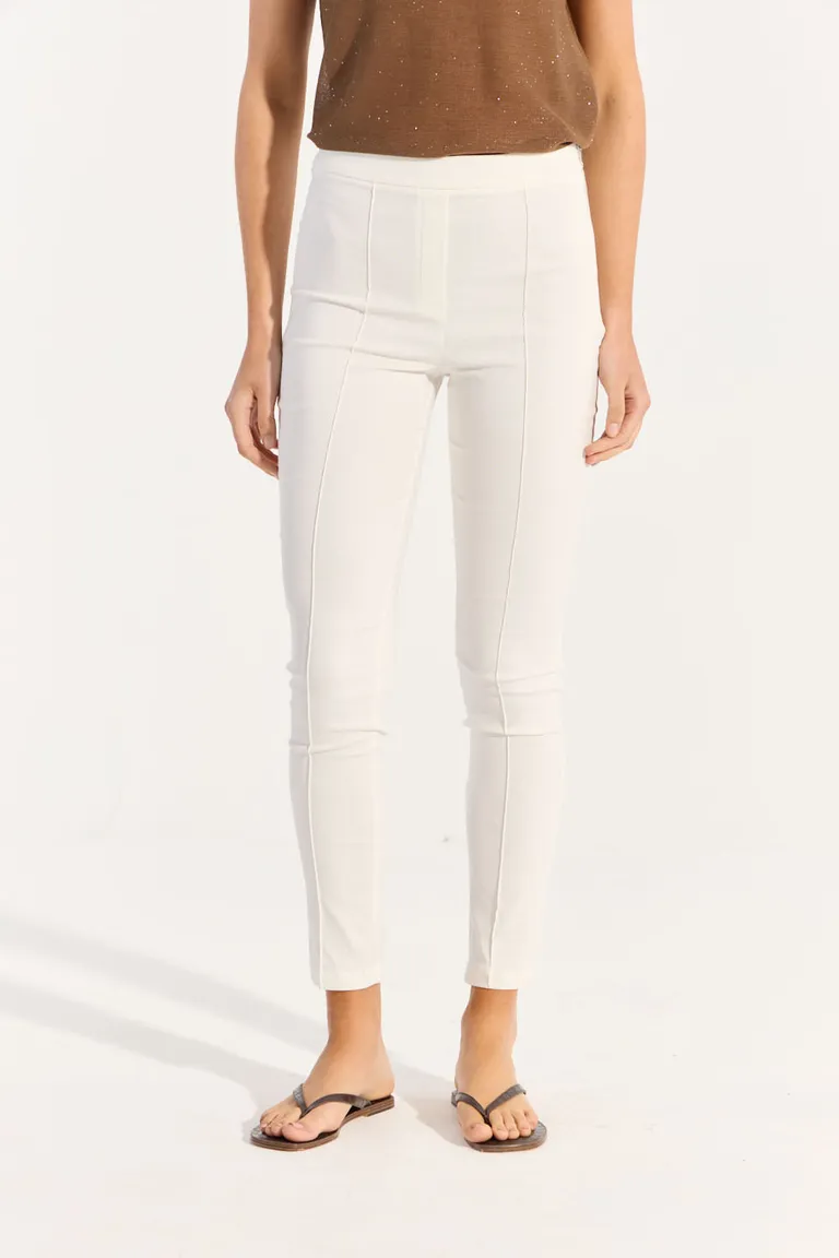 Pantalón confort de corte slim con cierre lateral para mujer de Portsaid en Pantalones para argentina