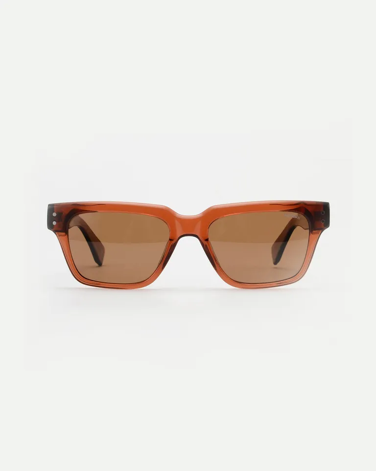 Gafas de sol de acetato premium con lentes polarizados marrones y diseño adaptable de Ay Not Dead en Anteojos para argentina