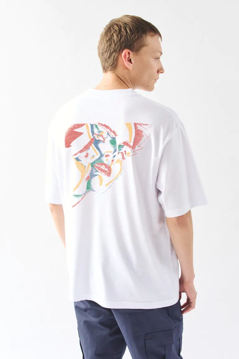 Remera de corte oversize en algodón premium para hombres de Bensimon en Remeras y Polos para argentina