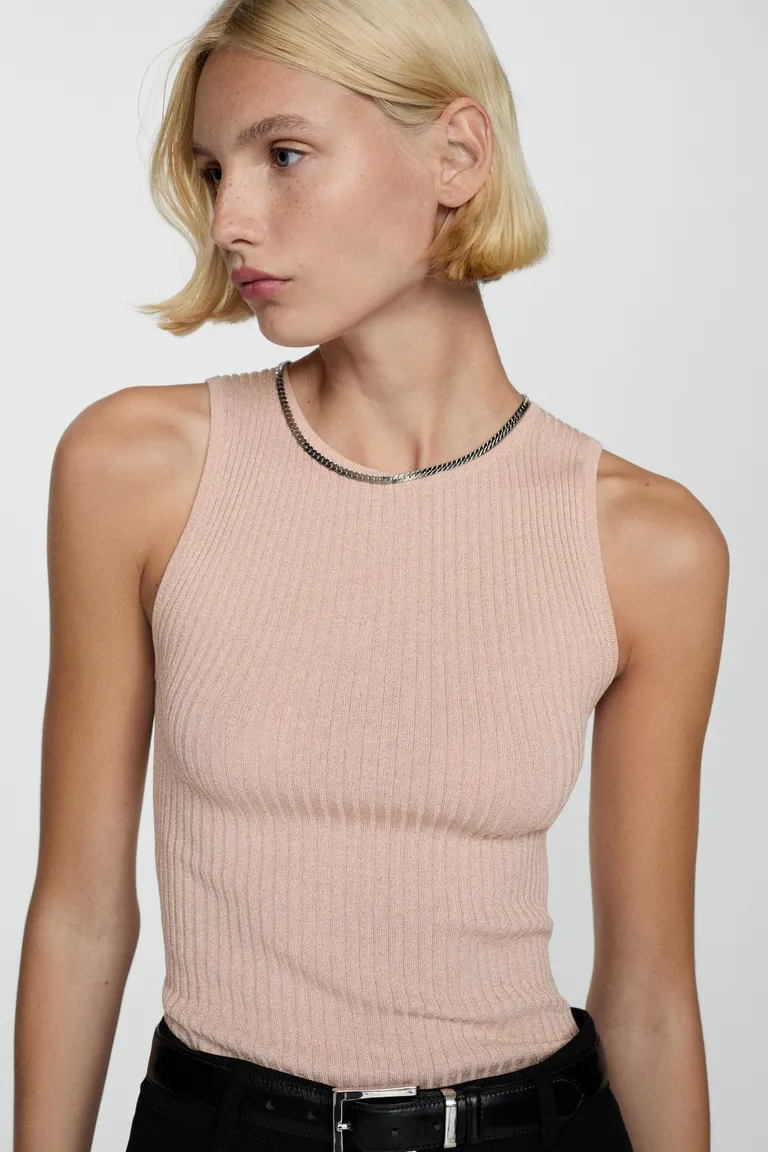 Top punto canalé de Mango en Tops para argentina