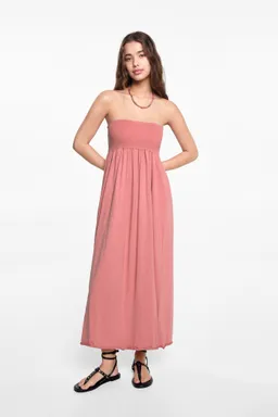 Vestido midi fruncido de Mango Teen en Vestidos para argentina