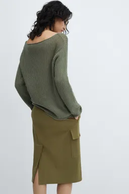 Falda cargo midi de Mango en Faldas para argentina