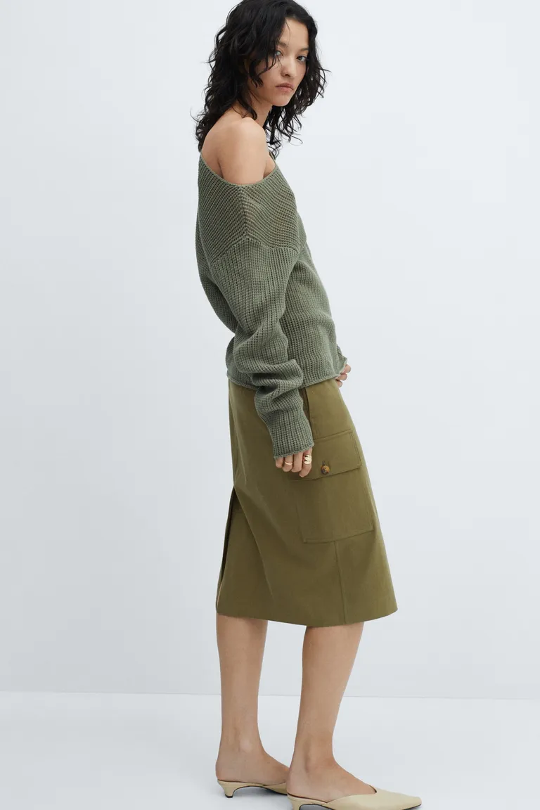 Falda cargo midi de Mango en Faldas para argentina