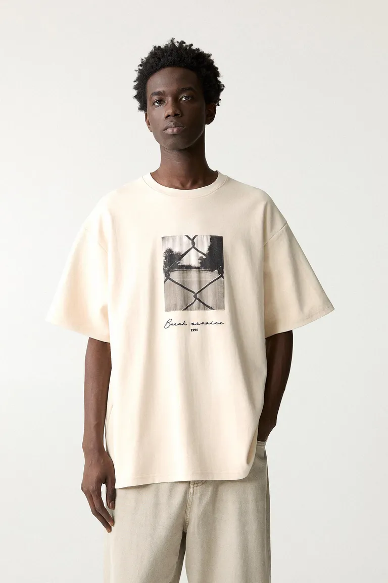 Camiseta interlock tenis de Pull&Bear en Remeras y Polos para argentina