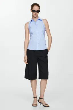 Camisa sin mangas rayas de Mango en Camisas para argentina