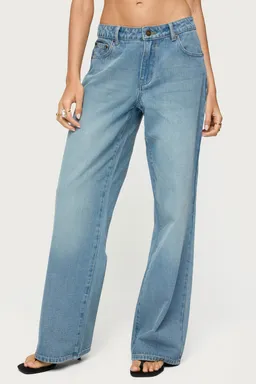 Jeans raelynn tiro bajo de Edikted en Pantalones para argentina