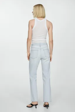 Jeans rectos tiro medio de Mango en Pantalones para argentina