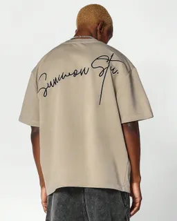 Remera suelta estampado trasero de Sumwon en Remeras y Polos para argentina